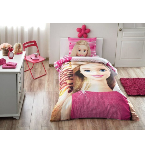 Детское постельное белье TAC Barbie Sparkle 1,5 сп.